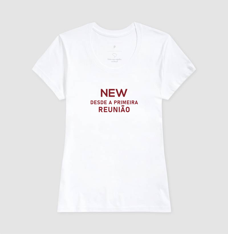 Camiseta NEW · Desde a Primeira Reunião - Imagem 5