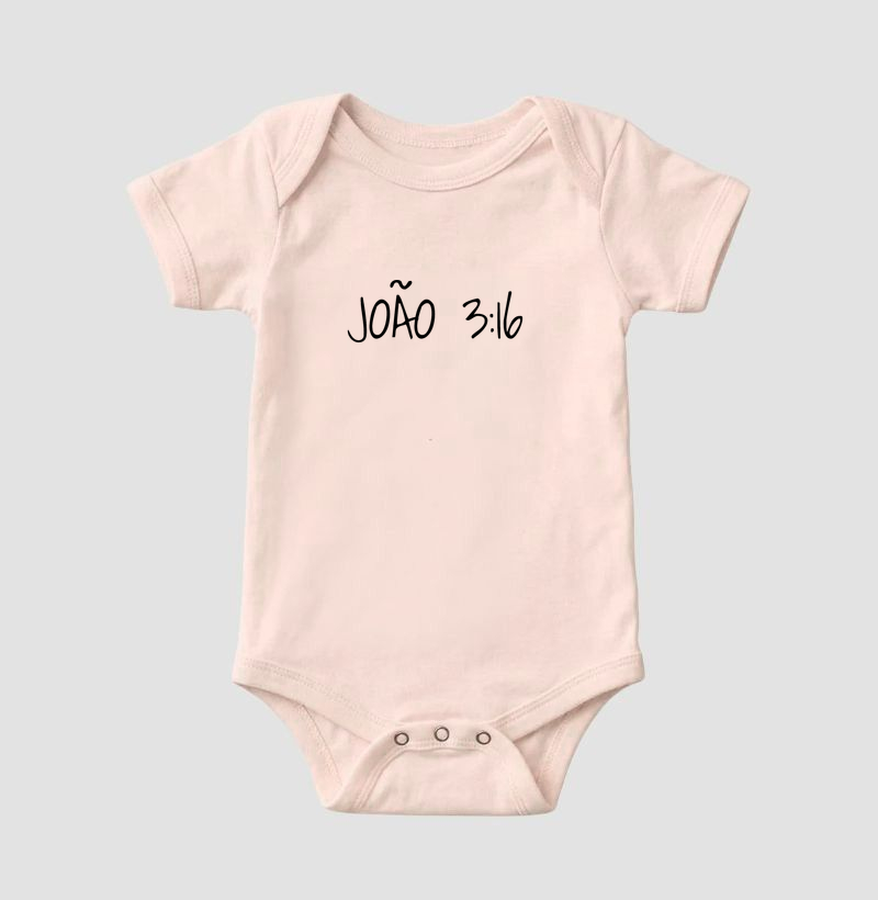 Body Infantil João 3:16 Bolso - Imagem 5