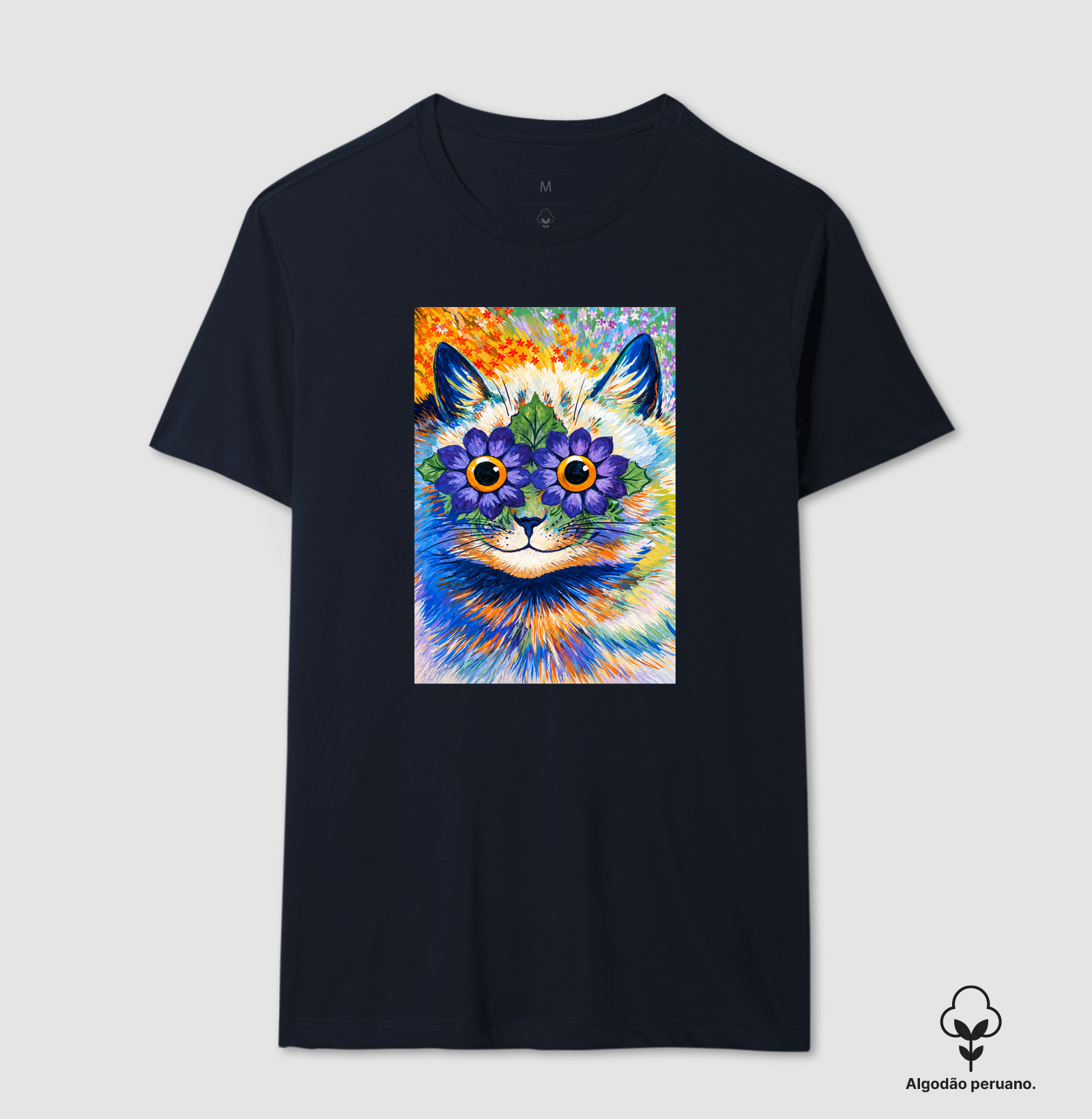 Psychedelic Flower Cat -  Louis Wain - Imagem 4