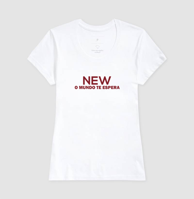 Camiseta NEW · O Mundo Te Espera - Imagem 5