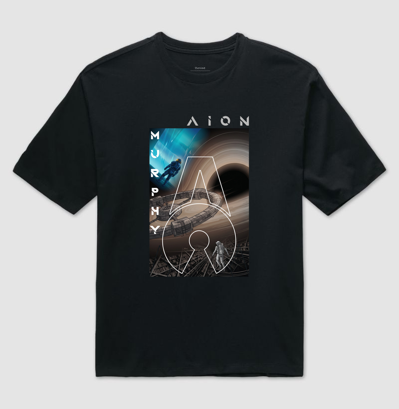 Camiseta Oversized Murphy | Linha Abstract — Aion Abstract - Imagem 4