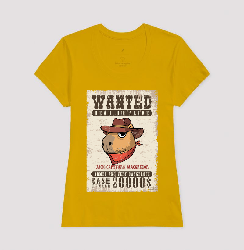 Camiseta Wanted Capivara - Imagem 15