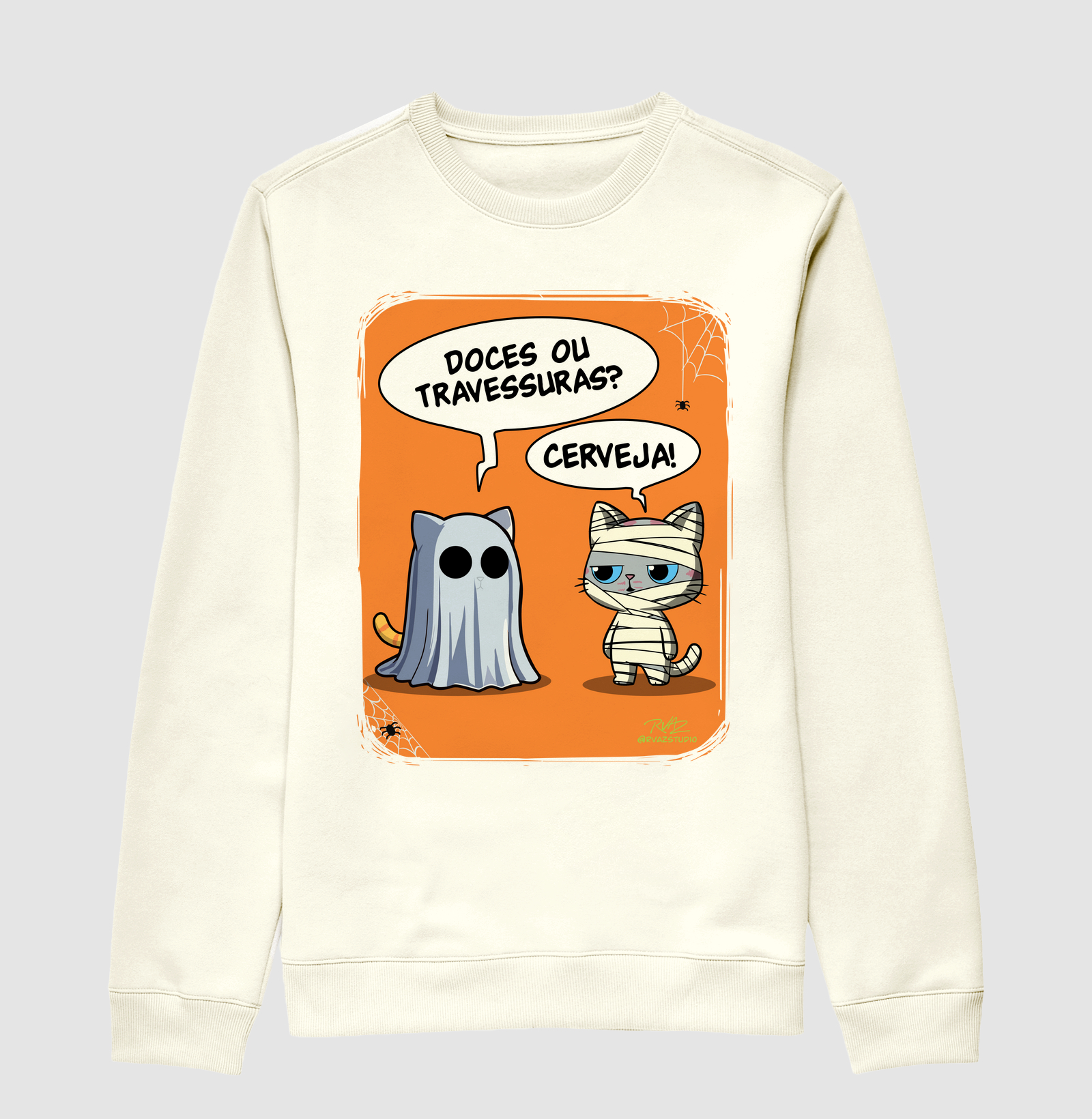 Camiseta Gato Sincero Halloween - Imagem 2
