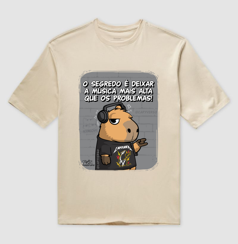 Camiseta Capivara Música - Imagem 3