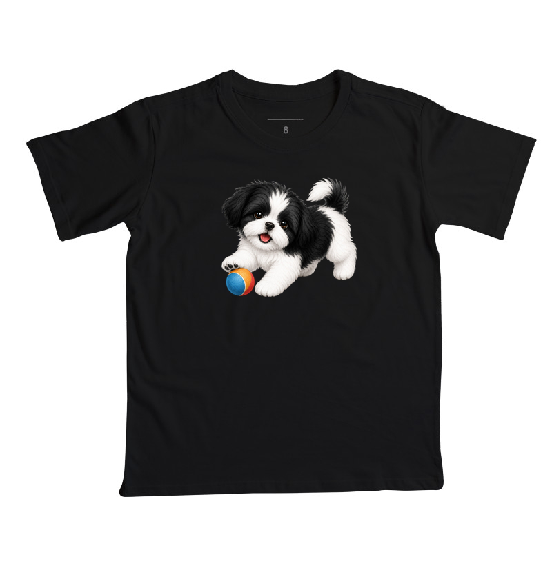 Shih Tzu Preto - Desenho Animado - Imagem 2