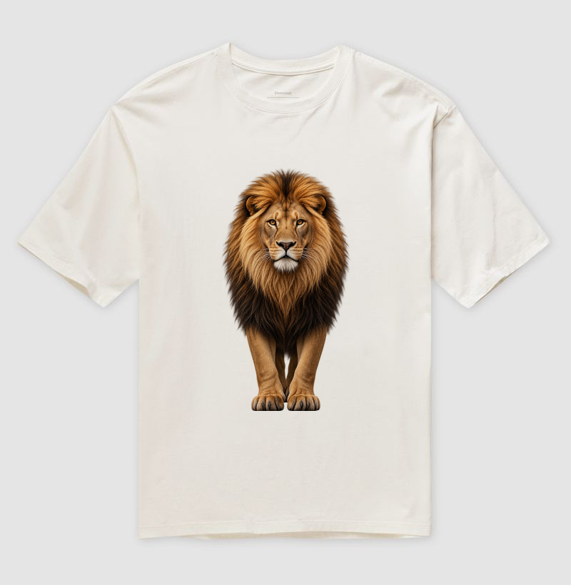 Camiseta Oversized - Leão - Imagem 2