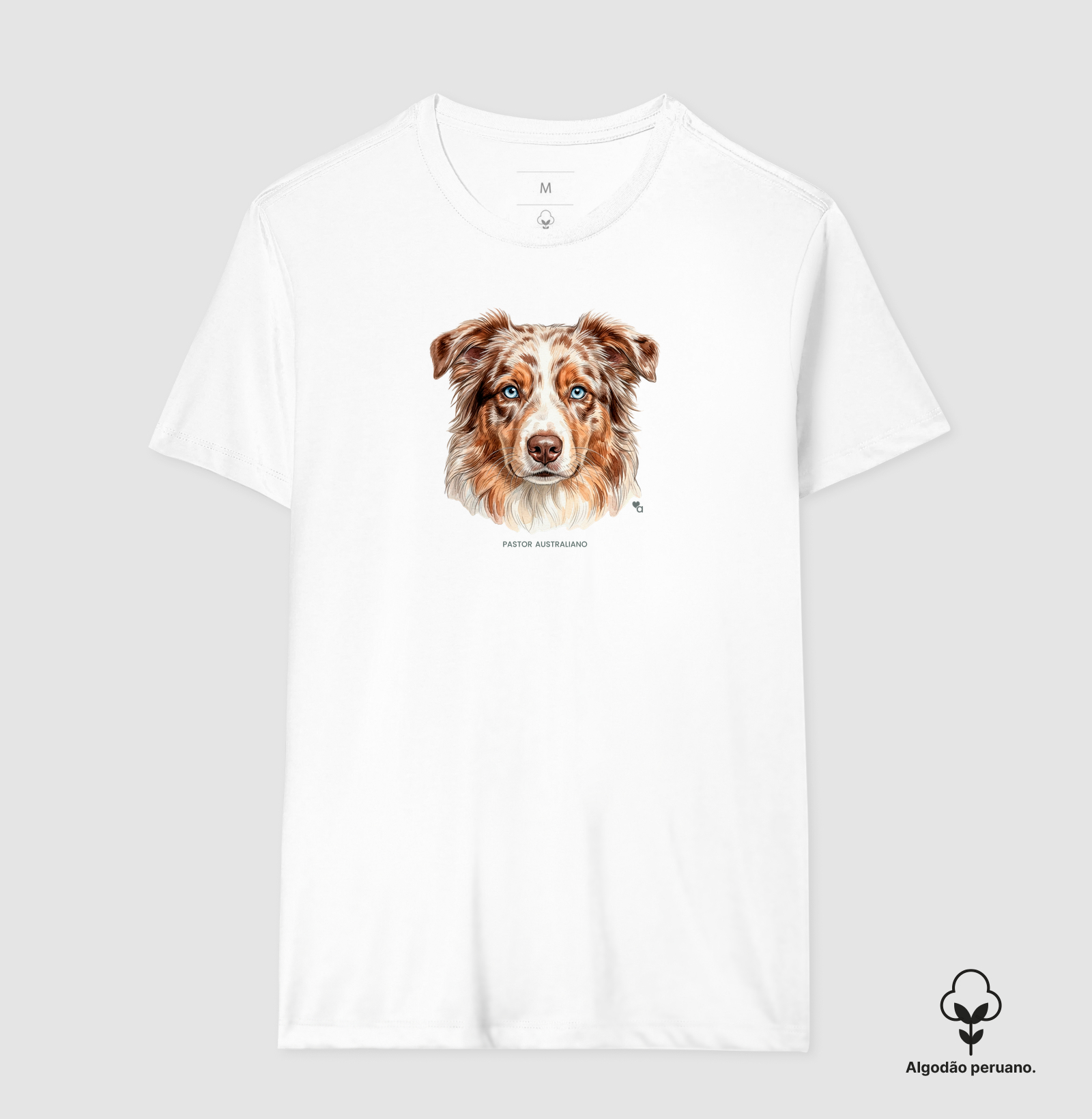 Cães - Pastor Australiano (Red Merle) - Algodão Peruano - Imagem 7