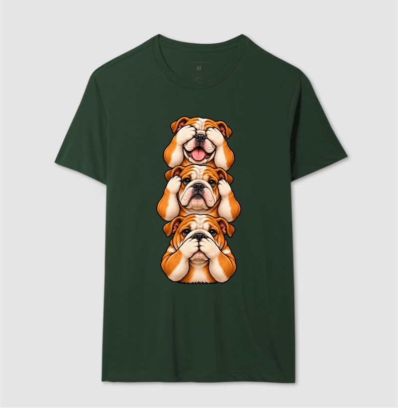 Ver, Ouvir e Falar versão Bulldog (minimal) - Imagem 10