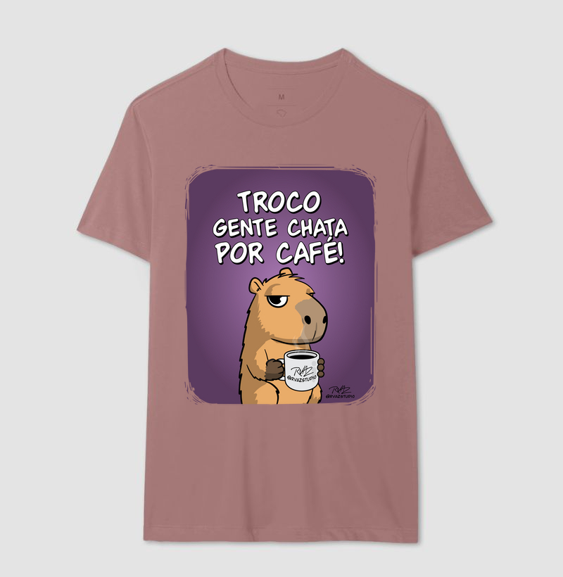 Camiseta Capivara Troco por Café - Imagem 16