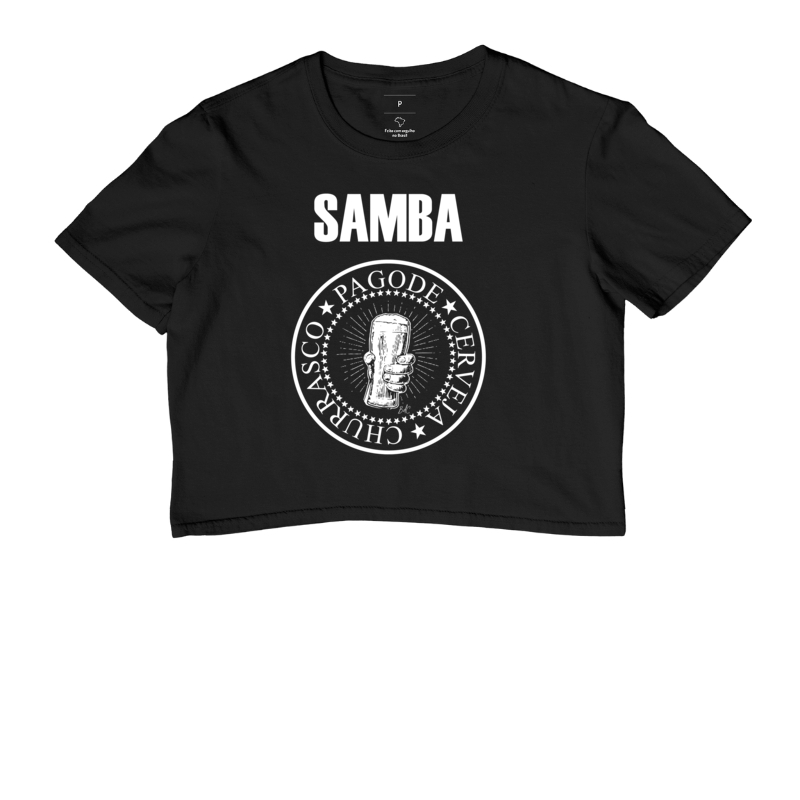 Cropped Samba Pagode Cerveja e Churrasco Ramones - Imagem 2