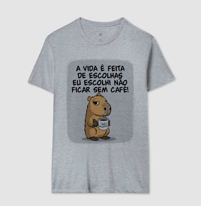 Camiseta Capivara Café - Imagem 8