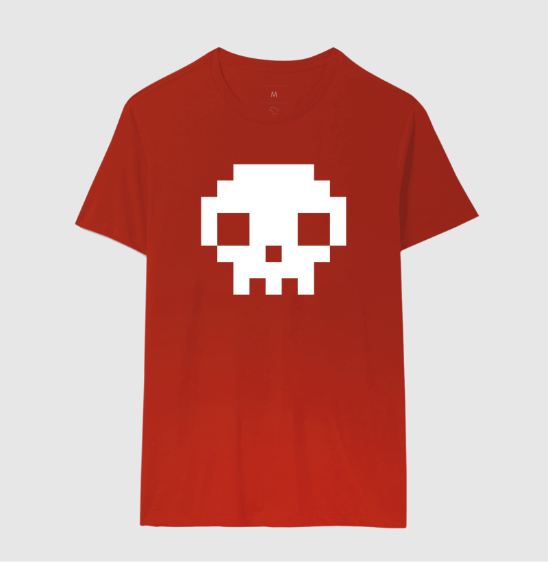 Camiseta Pixel Caveira - Imagem 10