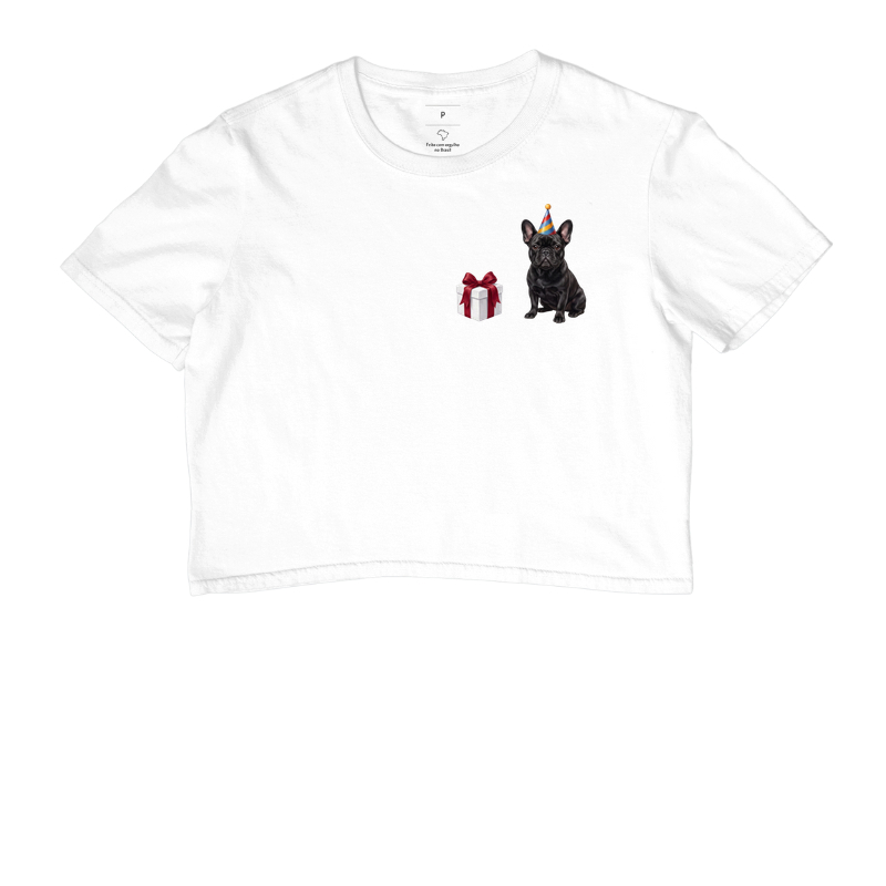 Bulldog (Buldogue) Francês Preto - Aniversário - Imagem 3