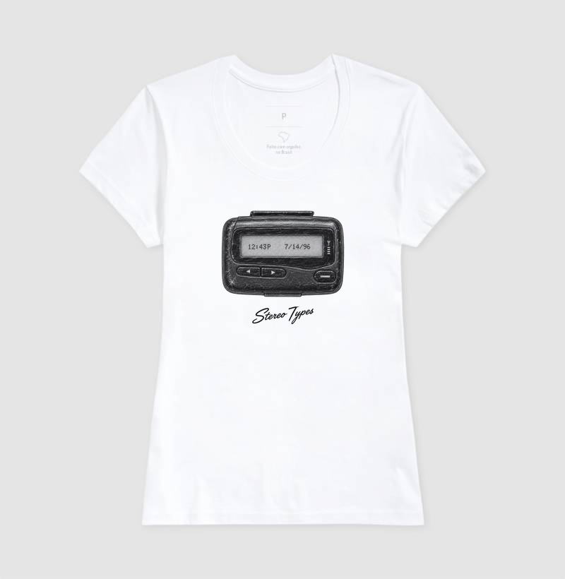 Pager · Anos 90 · Traço Escuro · STEREO TYPES - Imagem 3