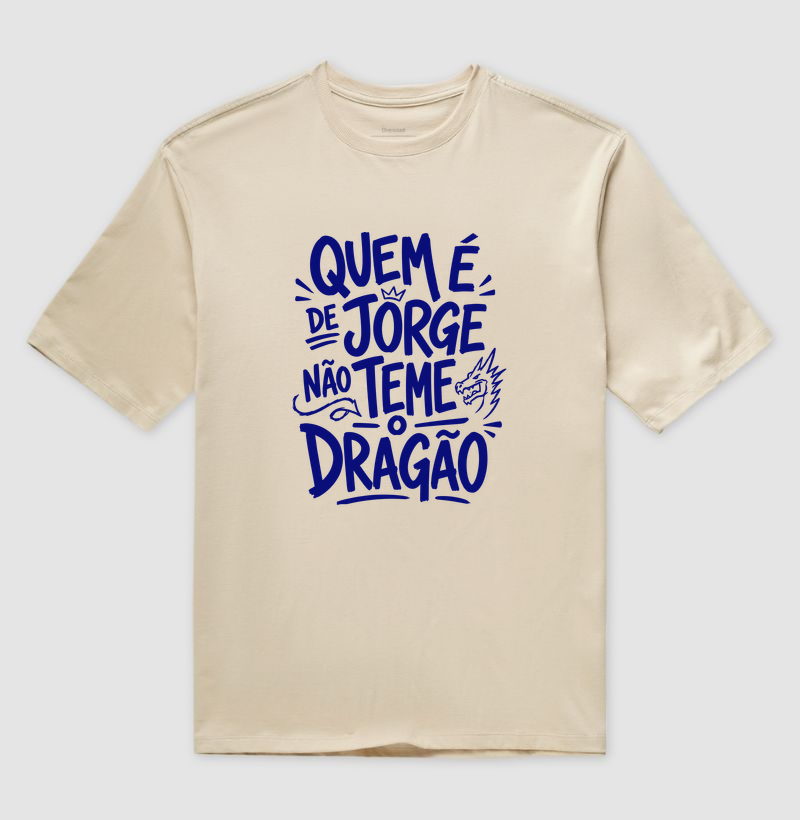 CAMISETA OVERSIZED QUEM É DE JORGE - Imagem 3