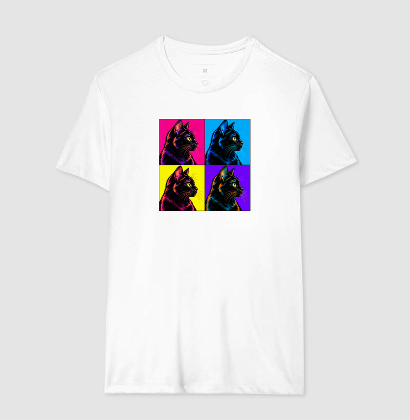 Gato Preto Pop Art - Imagem 4