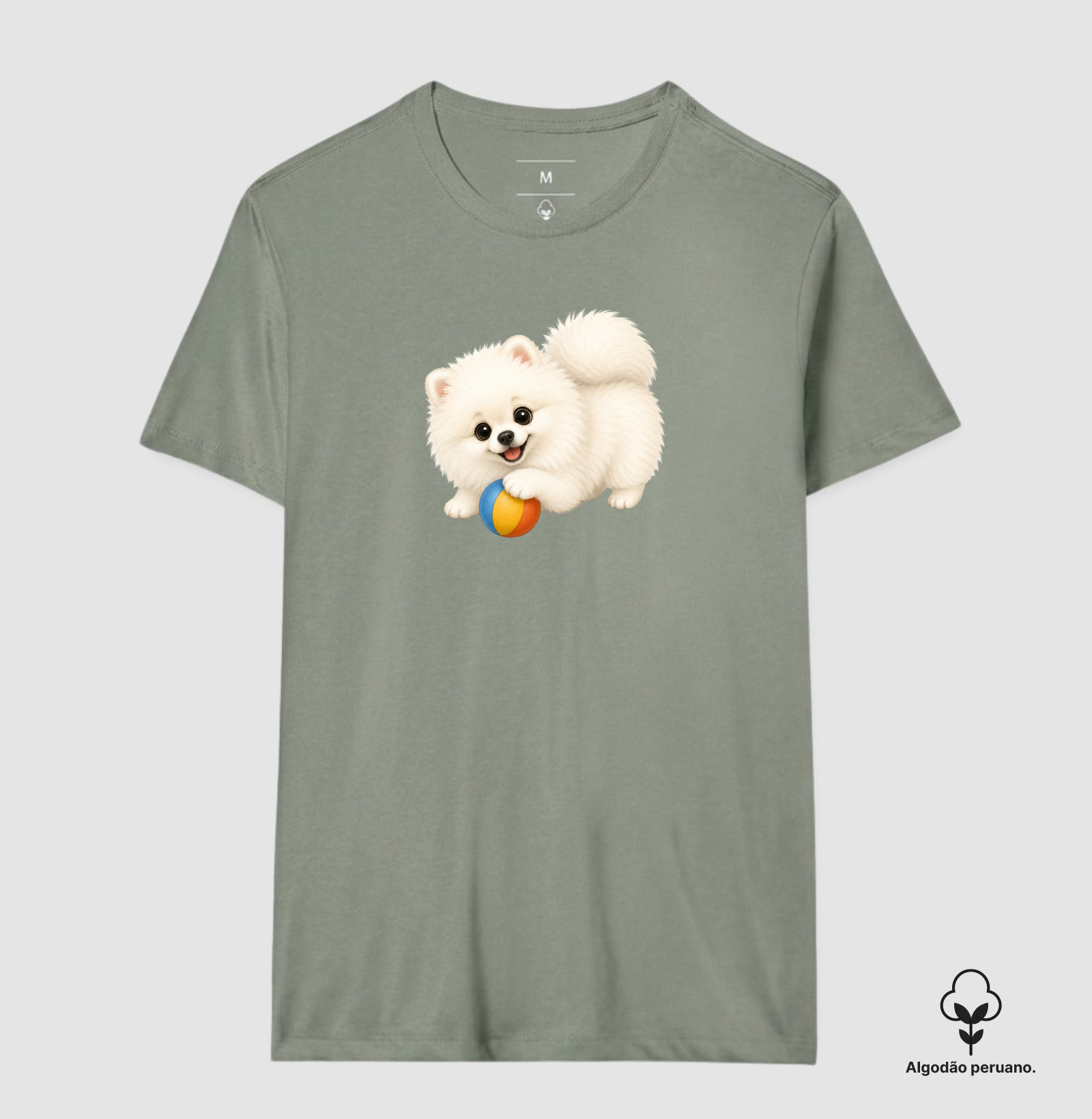 Pomerânia (Spitz Alemão) Branco - Desenho Animado - Imagem 2