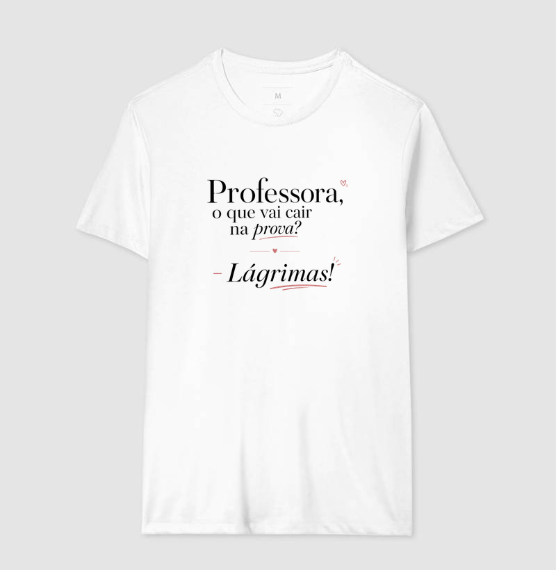 Camiseta Feminina Algodão Professora O Que Vai Cair Na Prova - Imagem 4