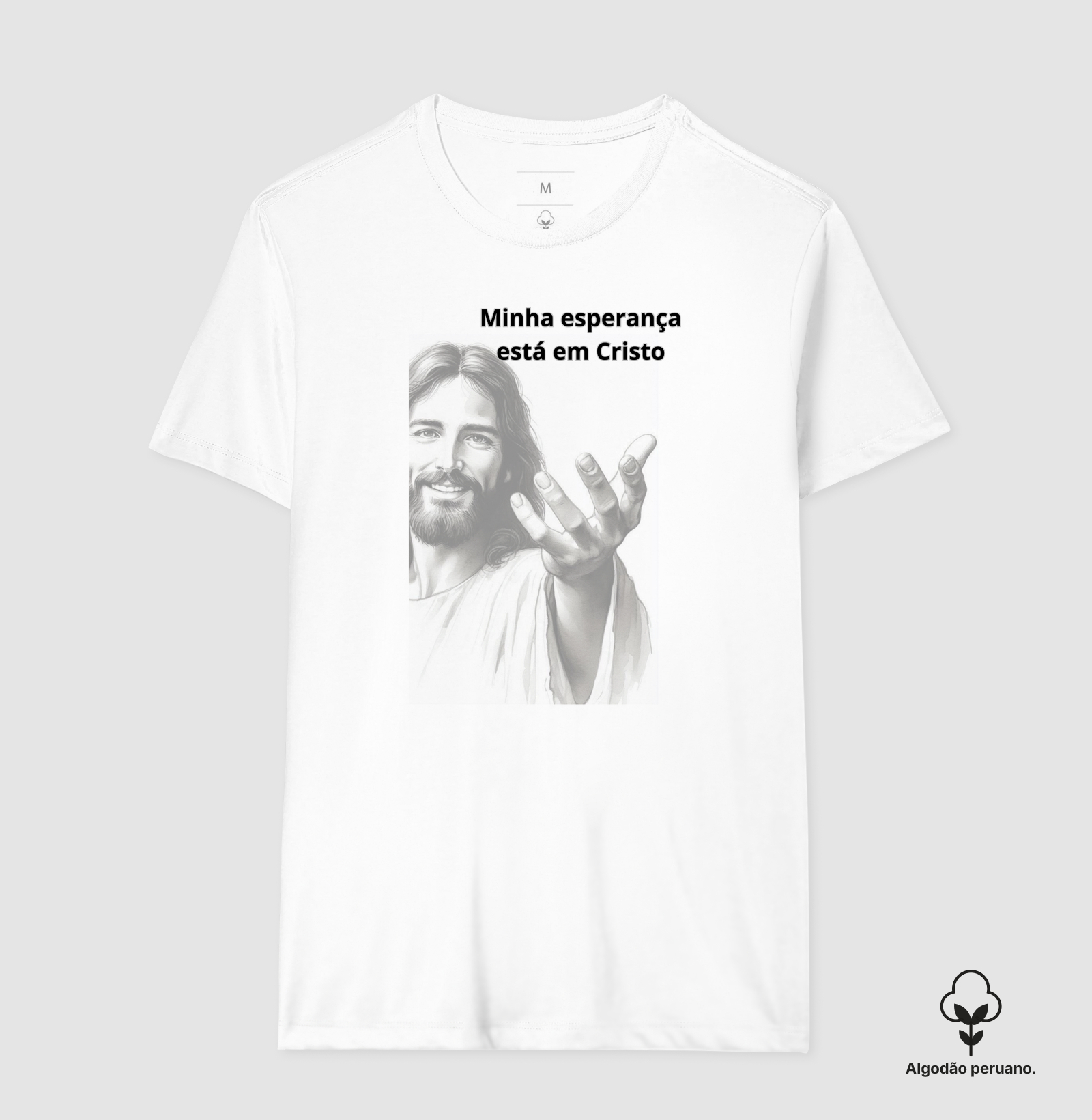 Camiseta Minha esperança está em Cristo - Imagem 2