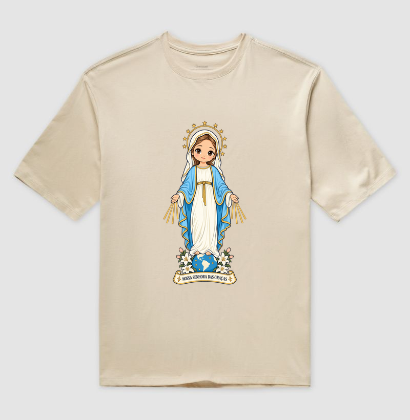 Nossa Senhora das Graças estilo chibi - Imagem 3
