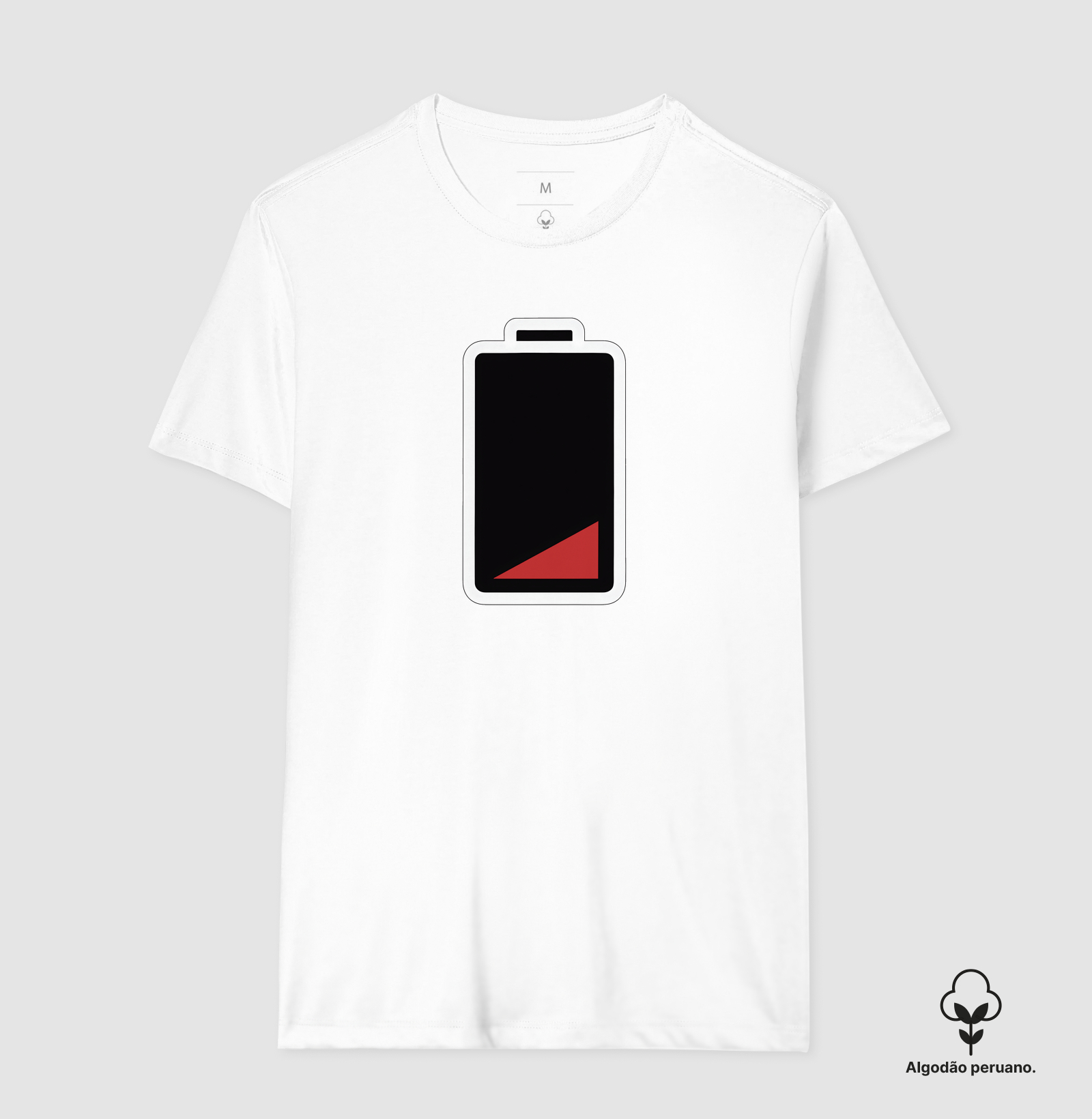 Camiseta Algodão Peruano 5% de Bateria - Imagem 2