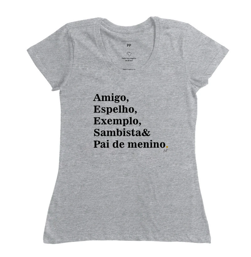 Amigo Espelho Exemplo Sambista Pai de menino - Imagem 7