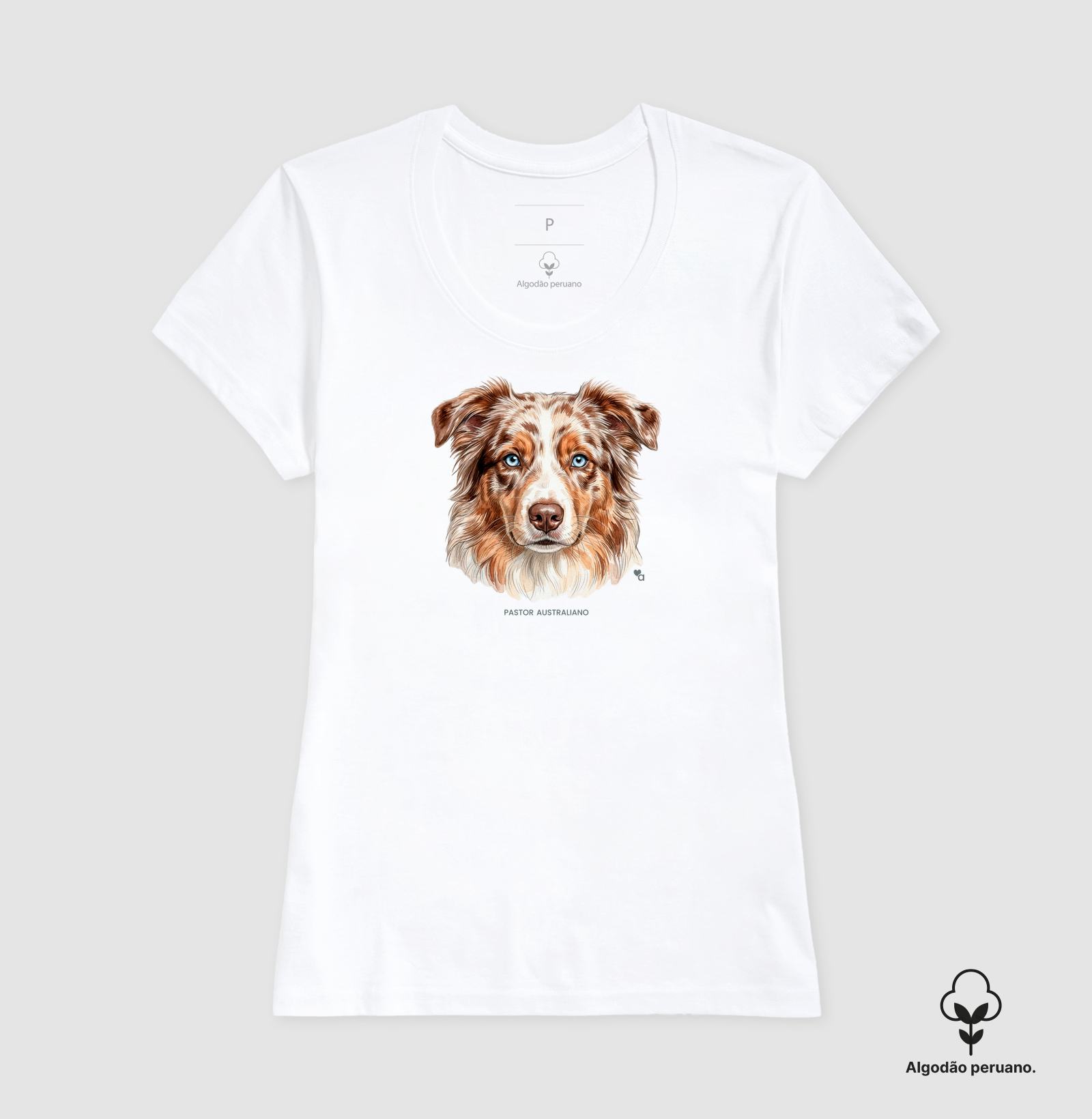 Cães - Pastor Australiano (Red Merle) - Algodão Peruano - Imagem 8