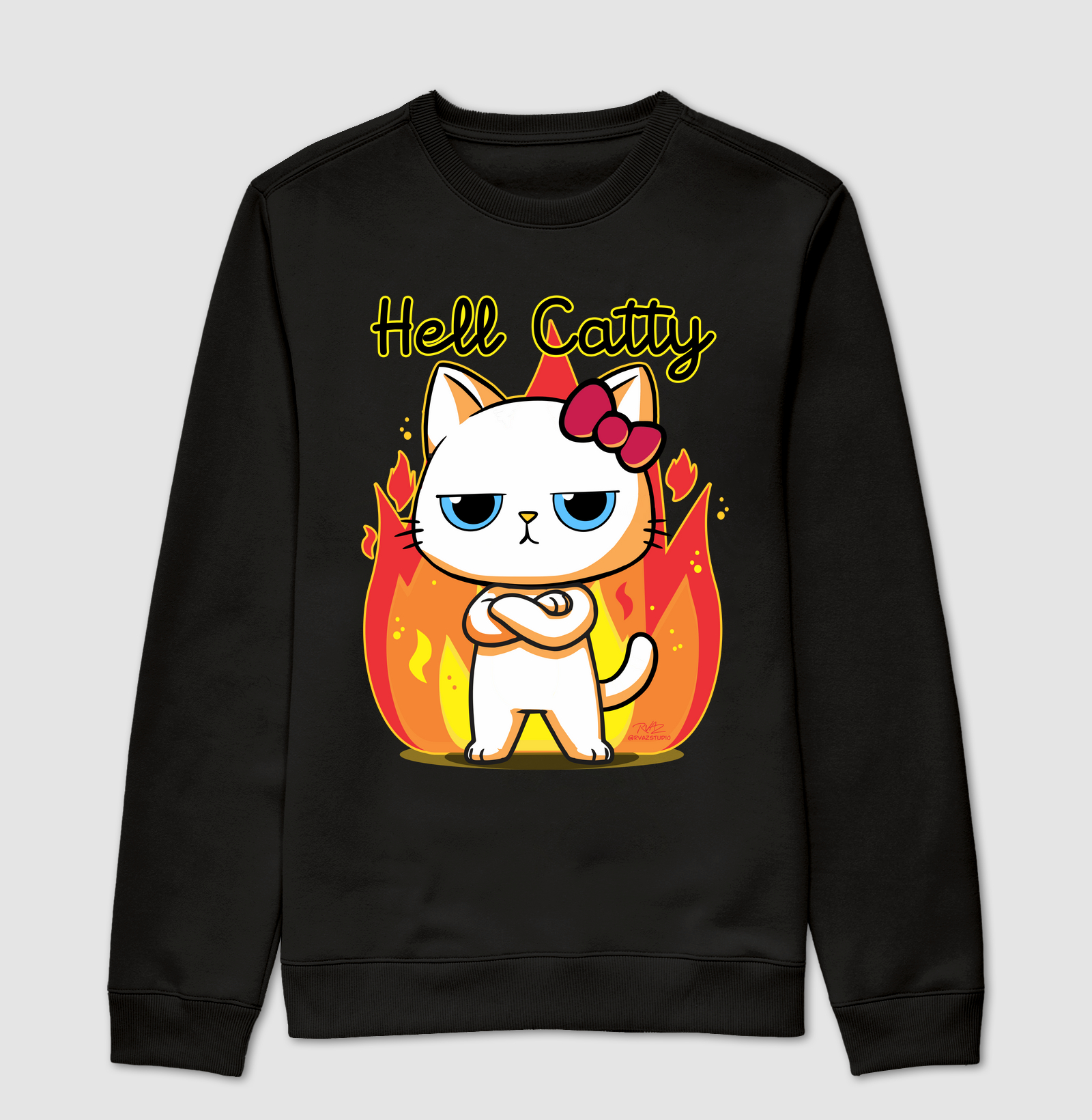 Camiseta Gato Sincero Hell Catty - Imagem 4