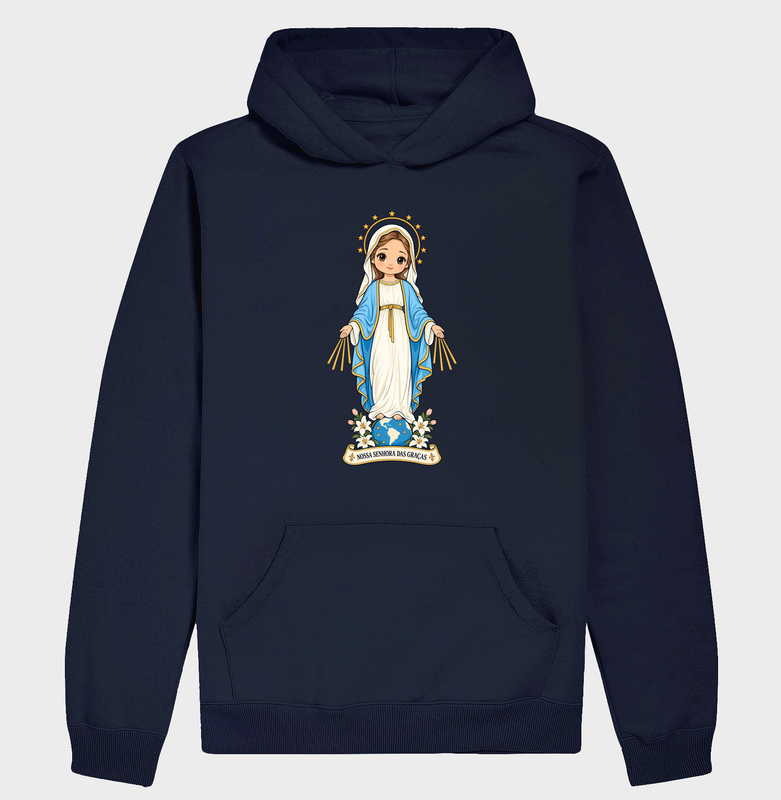 Nossa Senhora das Graças estilo chibi - Imagem 4
