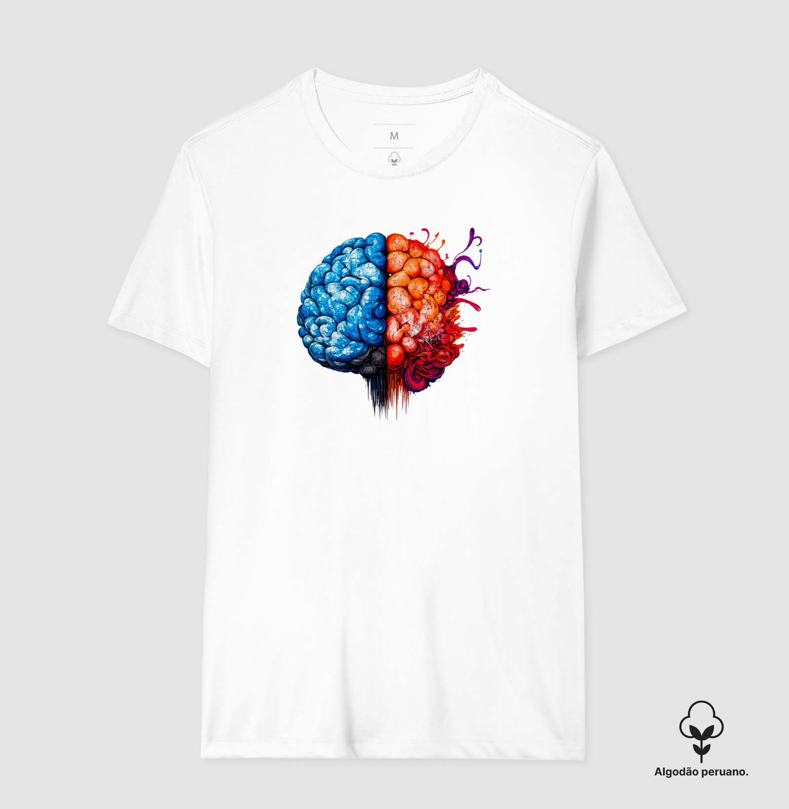 Camiseta - "2 Brains" - Imagem 9