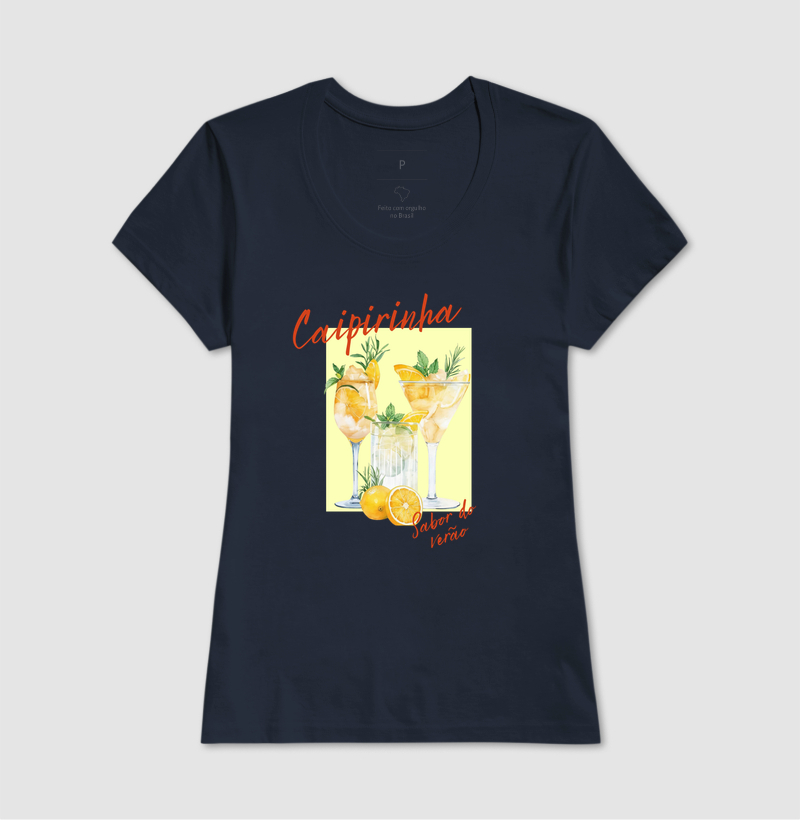 Camiseta Algodão Premium Caipirinha – Sabor do Verão - Imagem 7