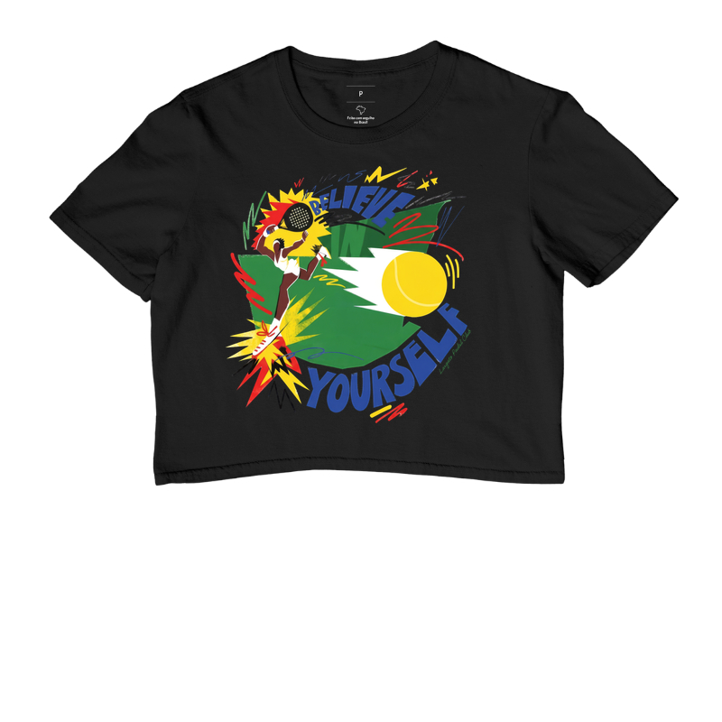 Camiseta Padel Believe In Yourself Retrô - Imagem 2