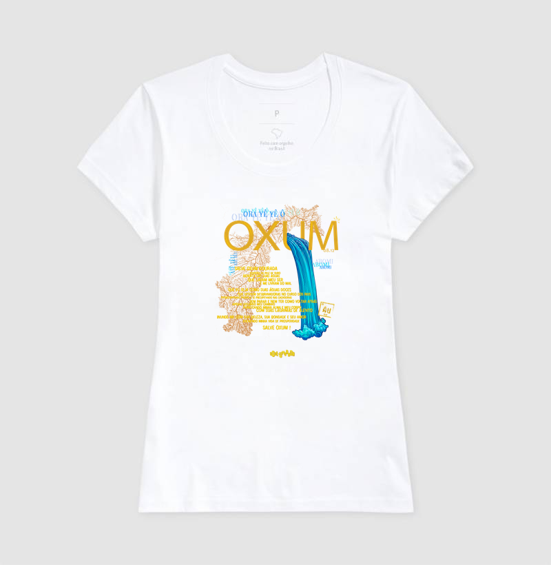 camiseta OXUM oração feminina - Imagem 2