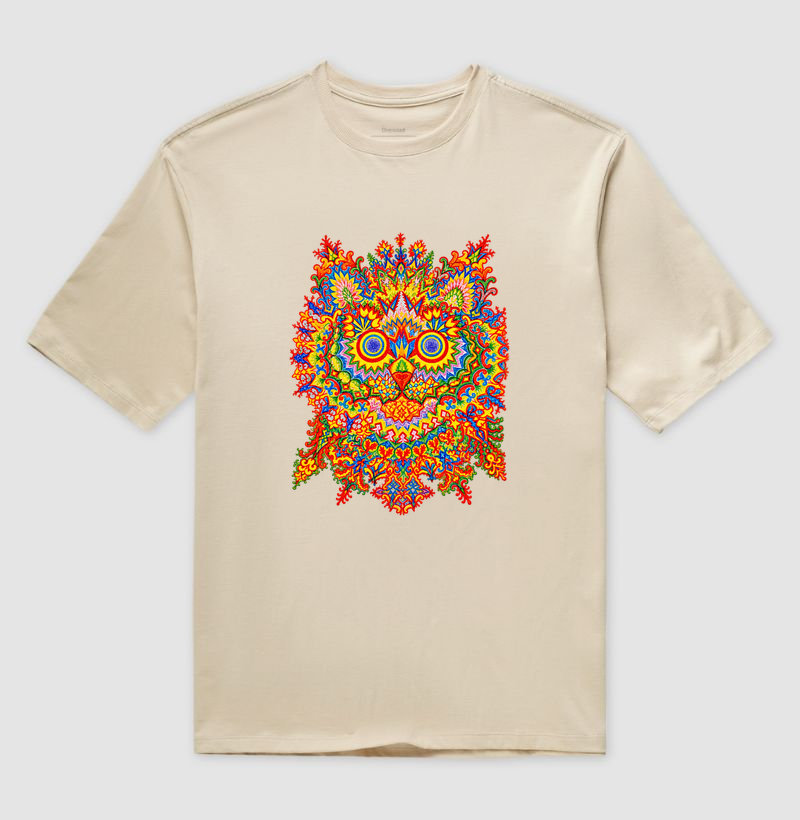 Sem Título (Psychedelic Cat) - Louis Wain - Imagem 3