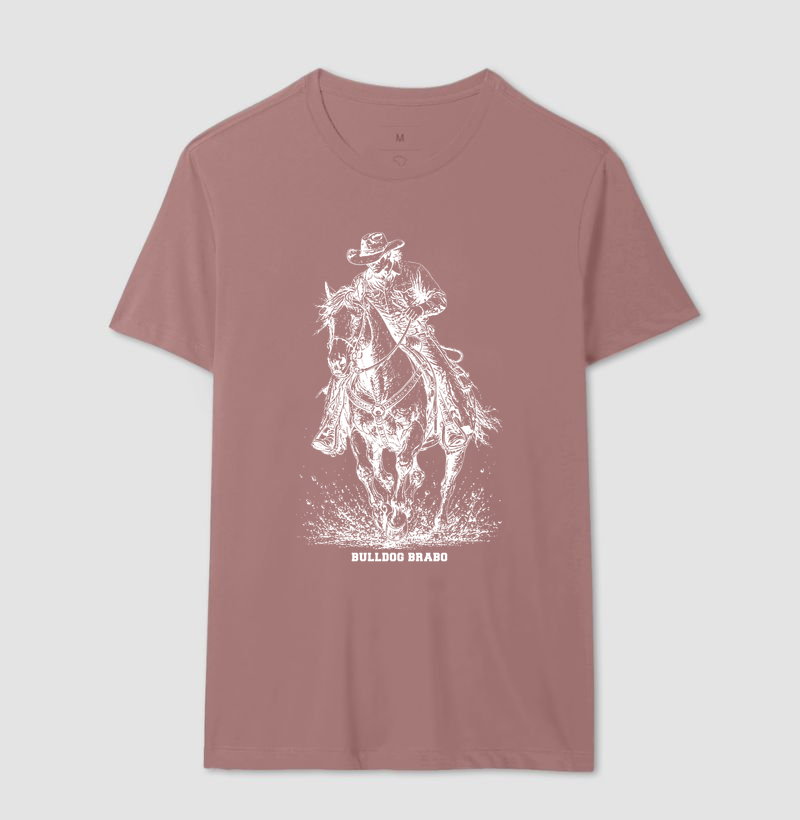 Cowboy Riding Horse Bulldog Brabo - Imagem 17