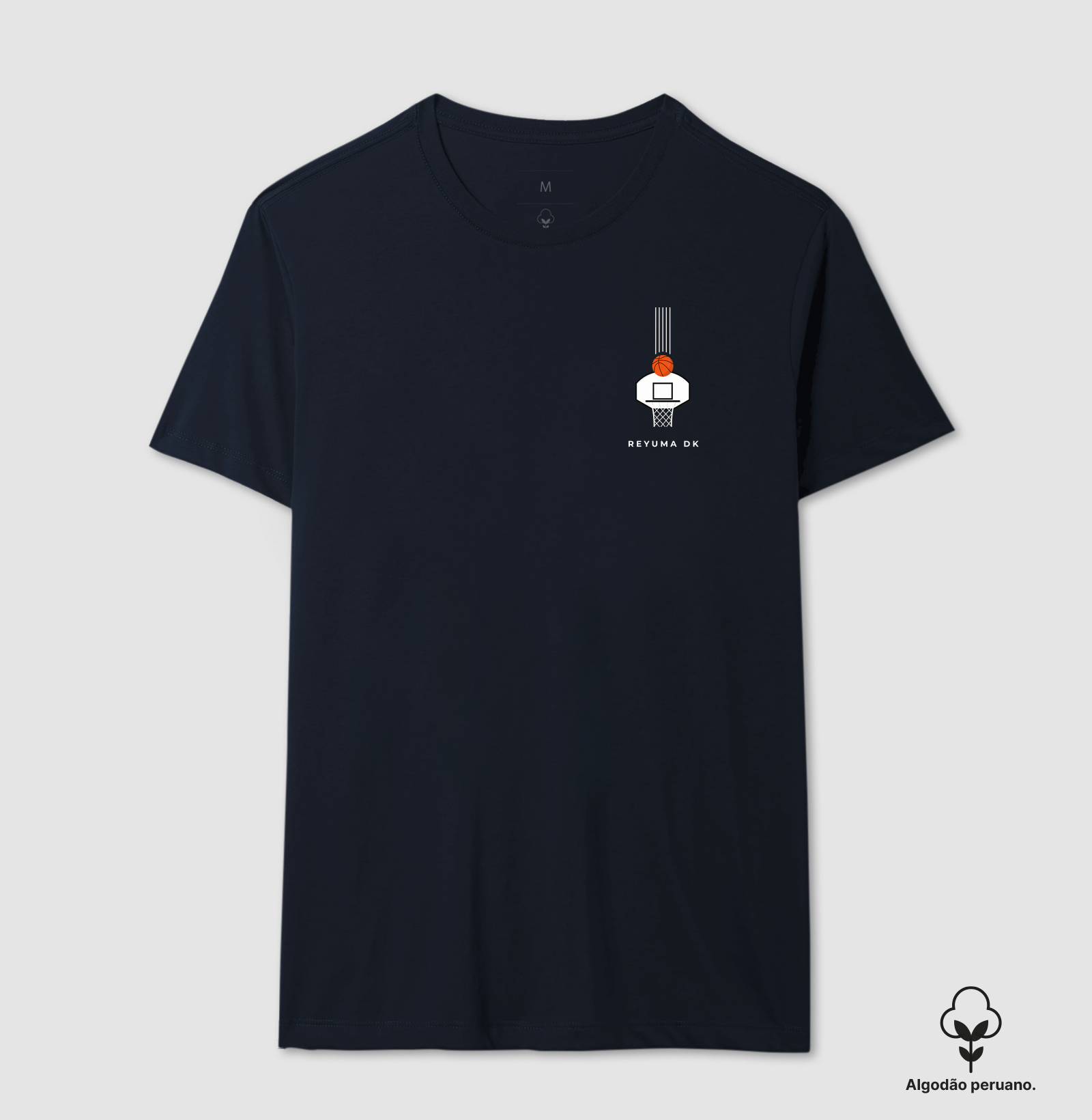 Camiseta Masculina, Feminina, Babylook e Unissex de Algodão Peruano Basquete " Cesta Perfeita"  - Imagem 6