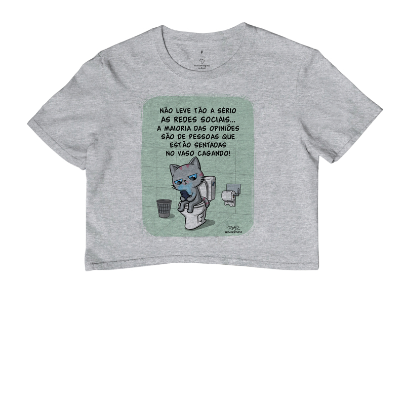 Camiseta Gato Sincero no Vaso - Imagem 6