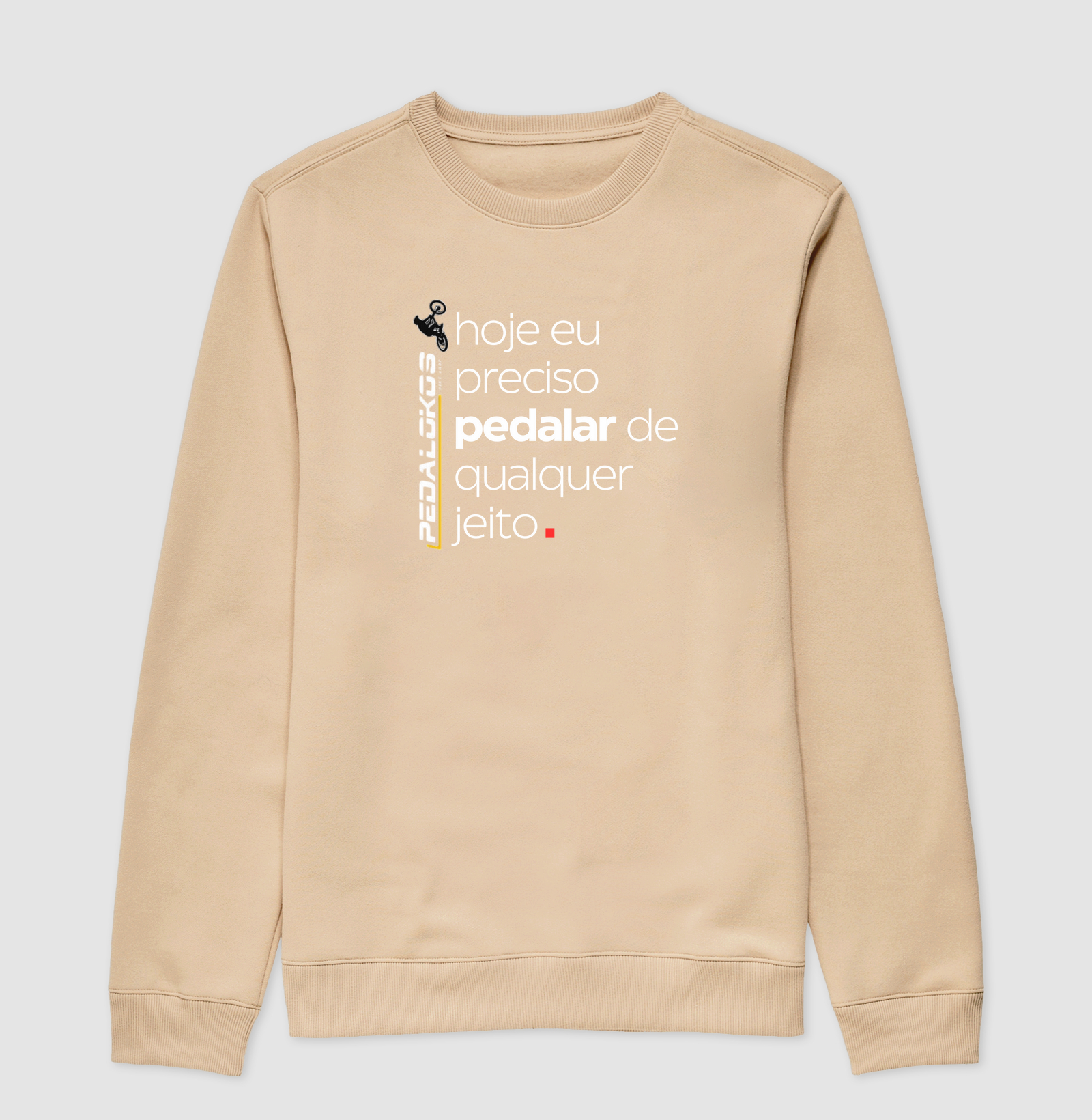 Moletom Pedalokos - Hoje eu preciso Pedalar - Imagem 2