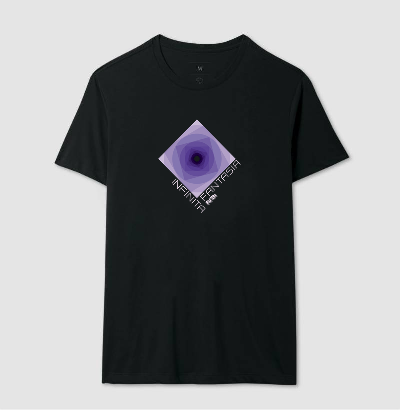 T-SHIRT "INFINITA FANTASIA" / ROXO ESTAMPA MÉDIA