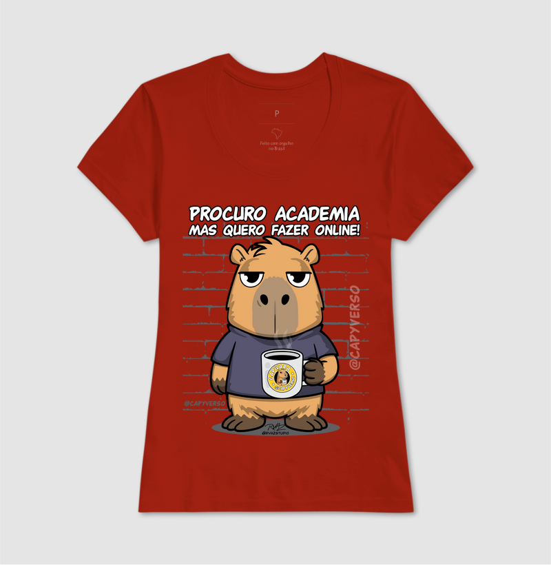 Camiseta Capivara Academia Online - Imagem 11