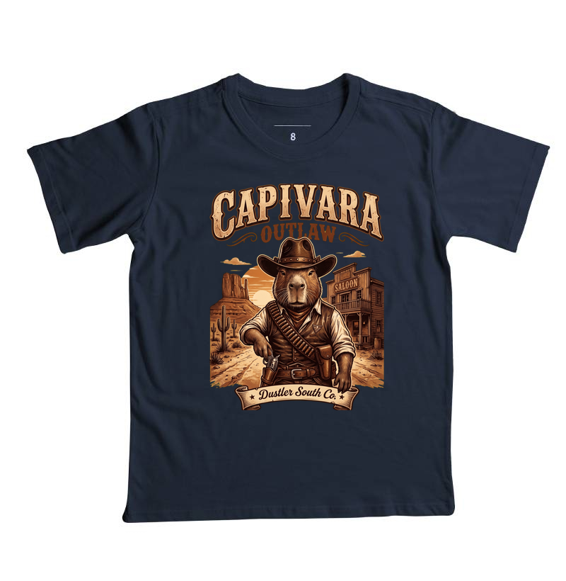 Camiseta Infantil Capivara Country - Imagem 3