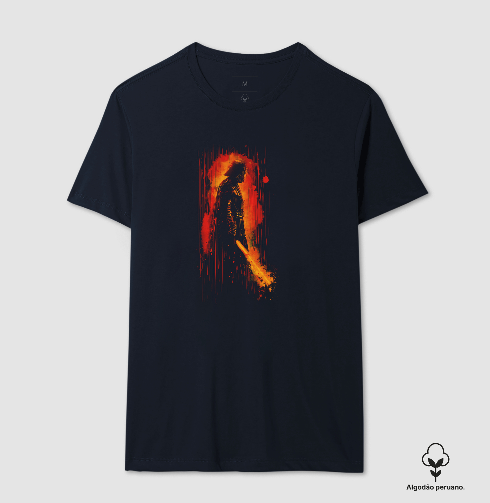 Camiseta Dark Rain Algodão Peruano - Imagem 4