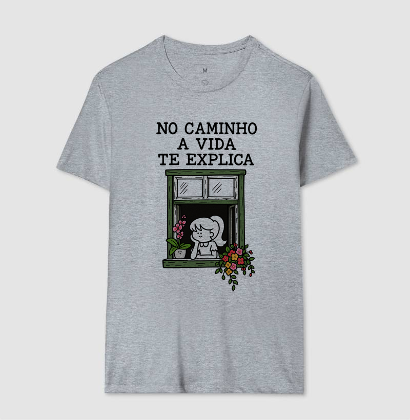 Camiseta No Caminho a Vida Te Explica (estampa G) - Imagem 8