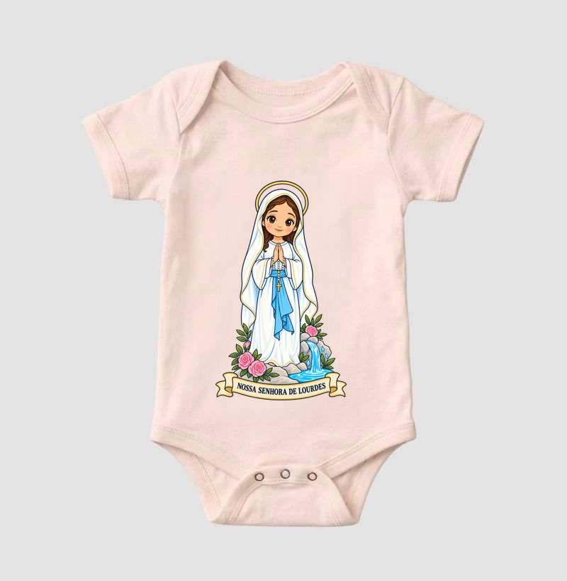 Nossa Senhora de Lourdes estilo chibi - Imagem 5