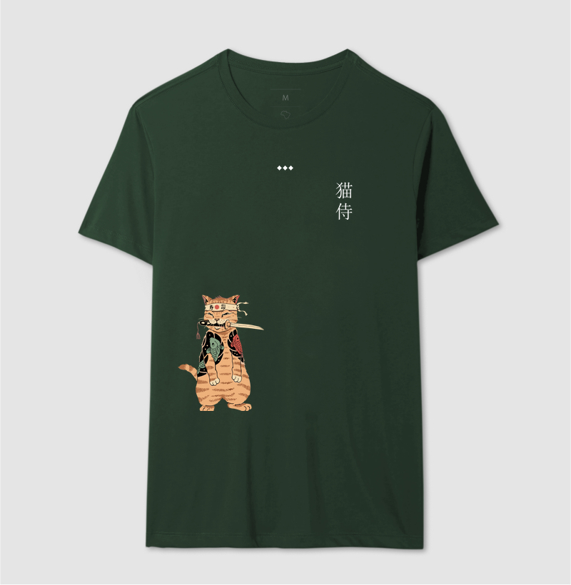 Camiseta Neko Samurai - Imagem 8