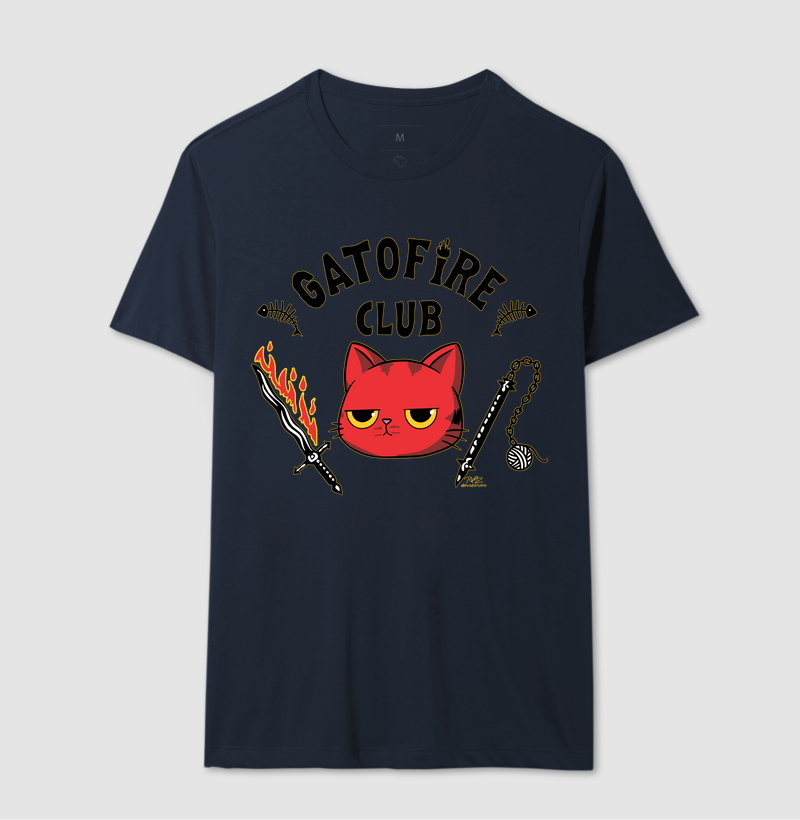 Camiseta Gato Sincero GatoFire Club - Imagem 6
