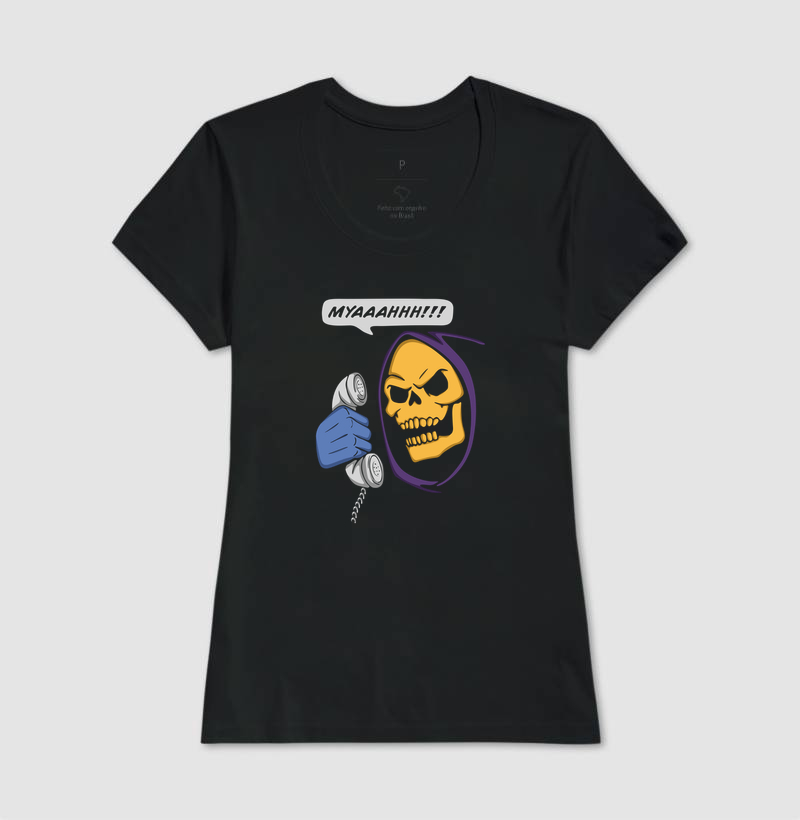 Camiseta Myah Phone Skeletor - Imagem 3