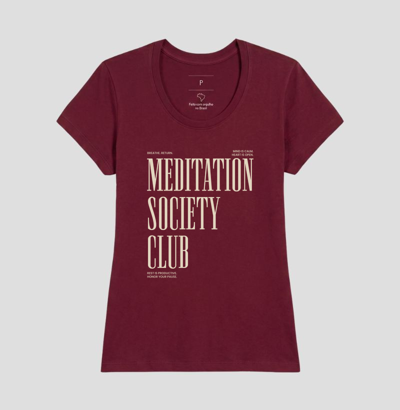 Camiseta - Meditation Society Club - Imagem 21