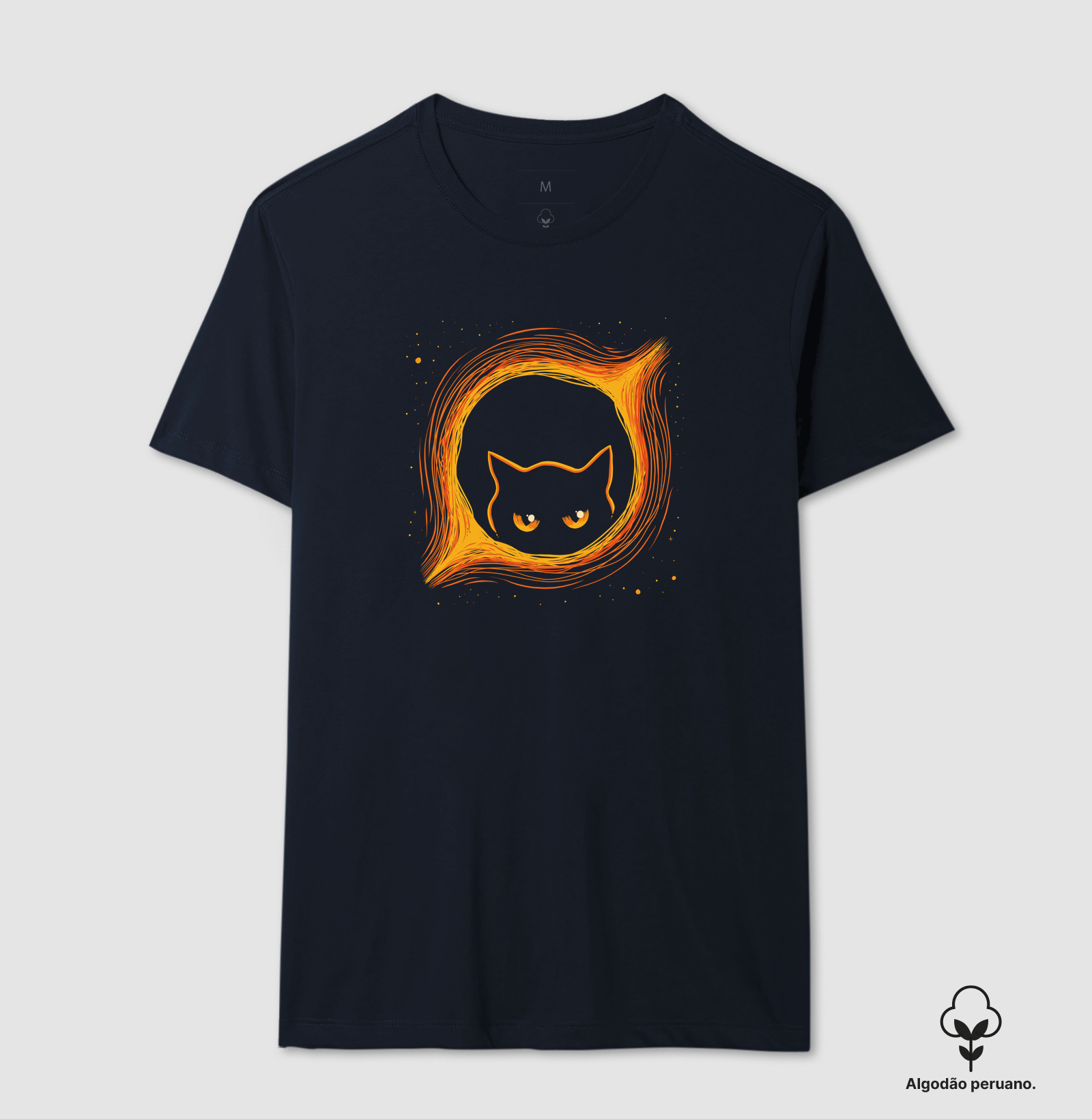 Camiseta Algodão Peruano Chaos Cat - Imagem 4