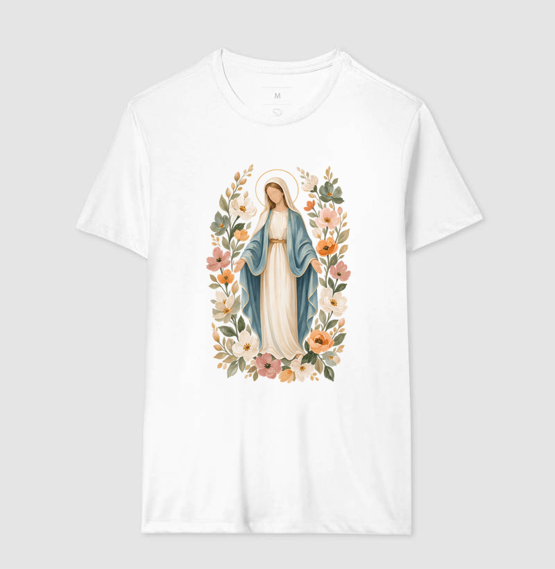Nossa Senhora das Graças com Flores - Imagem 7